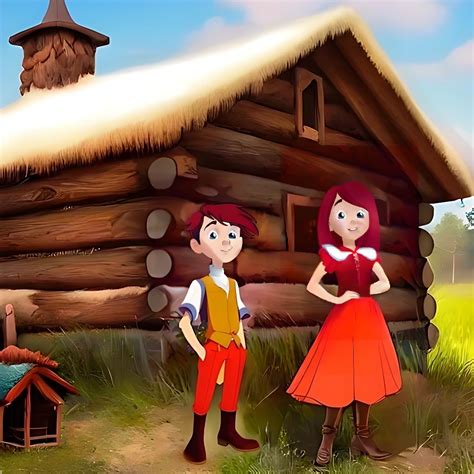 gretel & hansel kisscartoon
